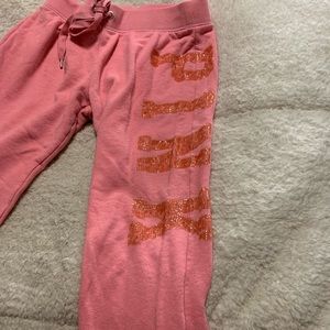 Victoria’s Secret Pink wide leg sweat pants